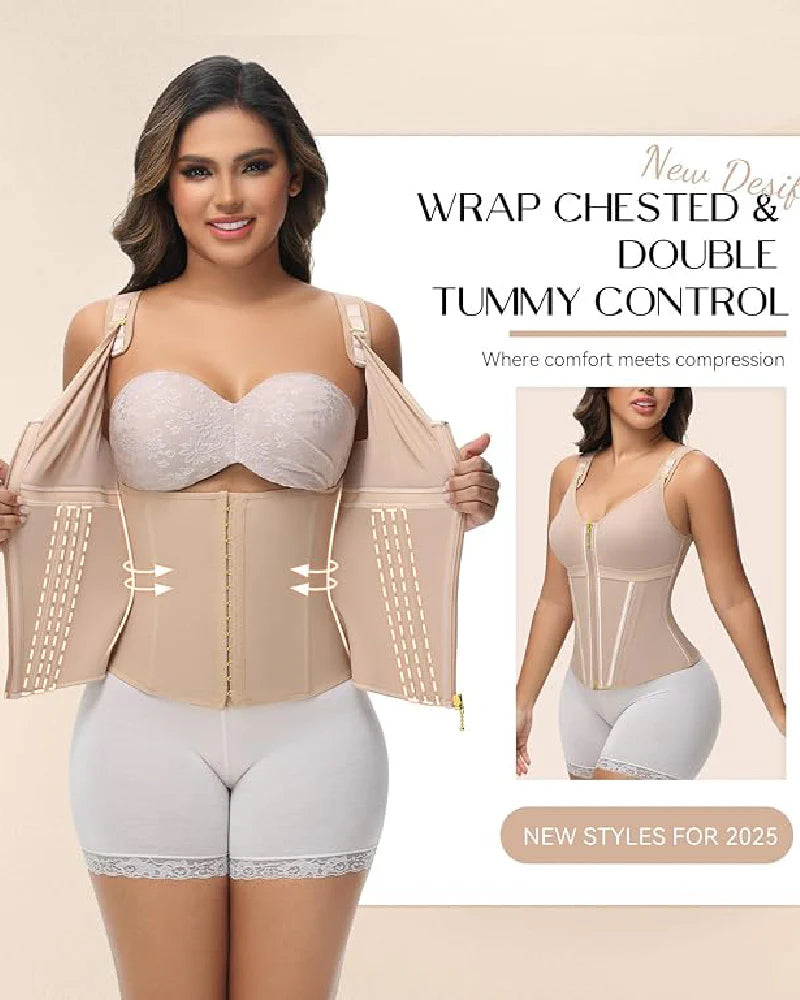 Shapshe® Fajas Colombianas Waist Trainer with Built-in Bra