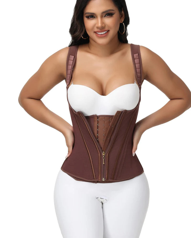 Shapshe® Fajas Steel Boned Tummy Control Waist Trainer