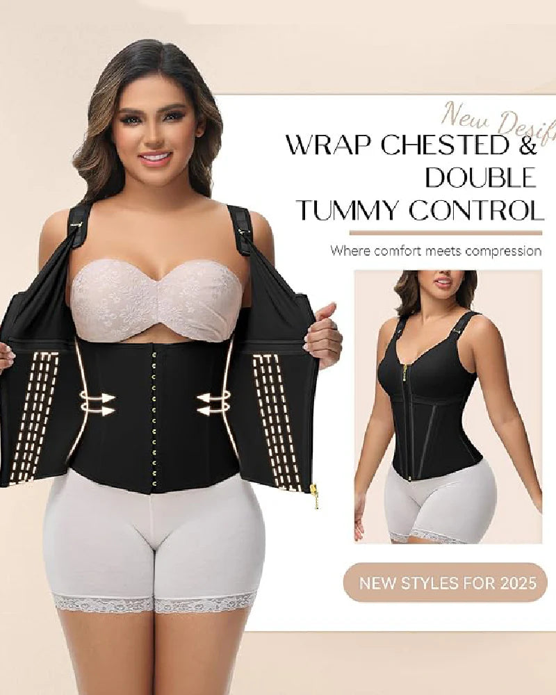 Shapshe® Fajas Colombianas Waist Trainer with Built-in Bra