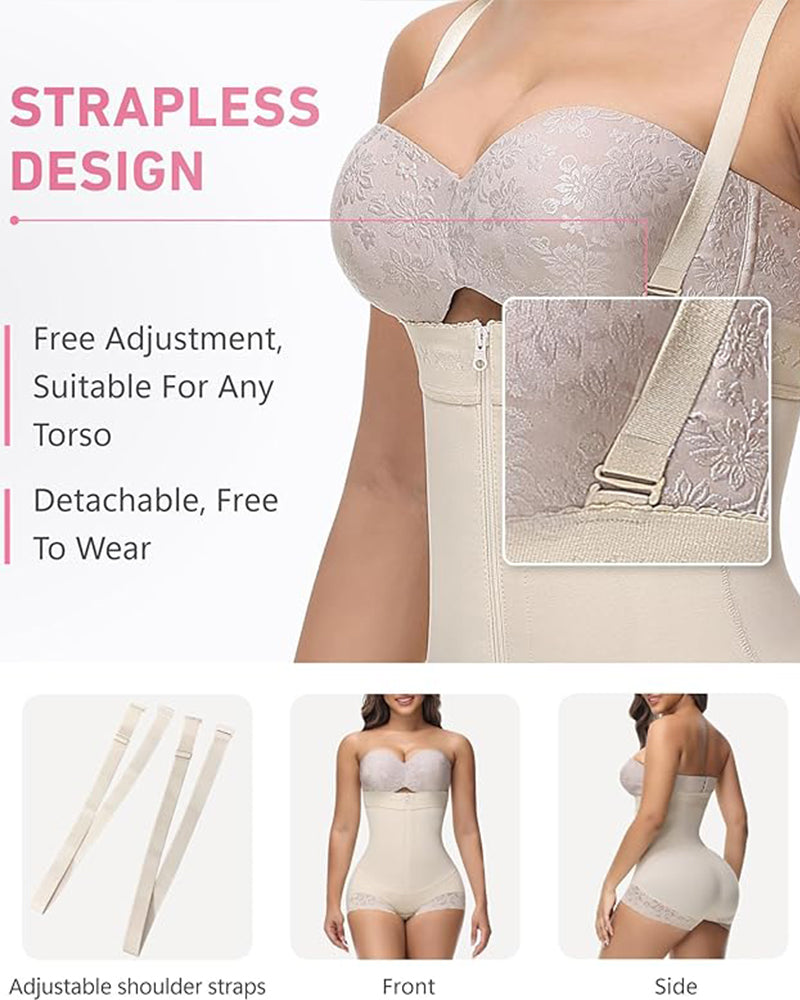 Shapshe® Faja Shaper Tummy Control Shapewear Bodysuit