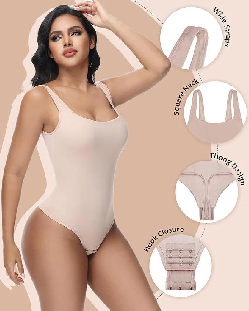 Shapshe® Seamless Tummy Control Thong Body Shaper