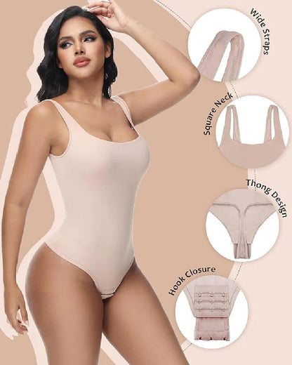 Shapshe® Seamless Tummy Control Thong Body Shaper