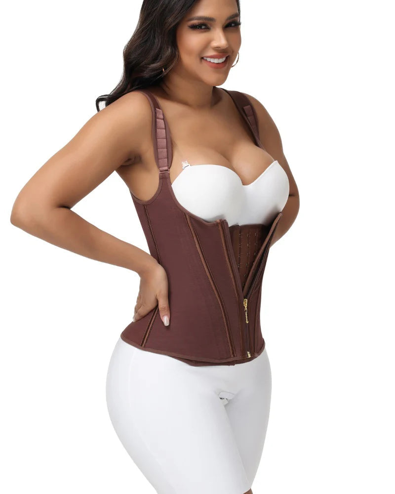 Shapshe® Fajas Steel Boned Tummy Control Waist Trainer