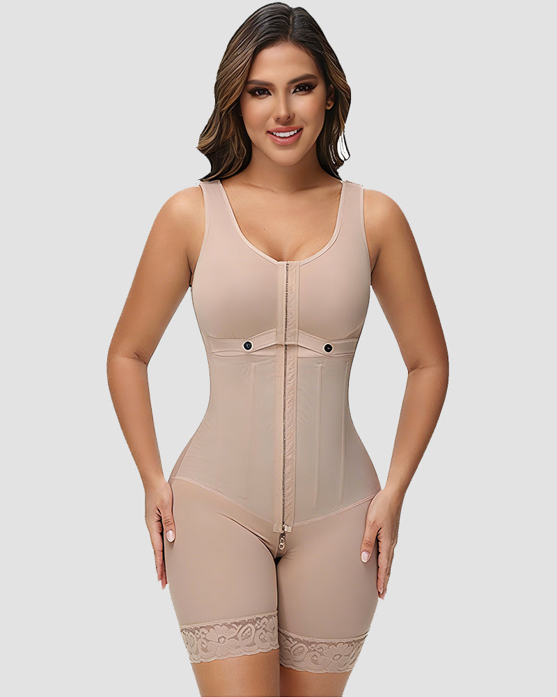 Shapshe® High Compression Garment Shapewear with Bulit-in Bra