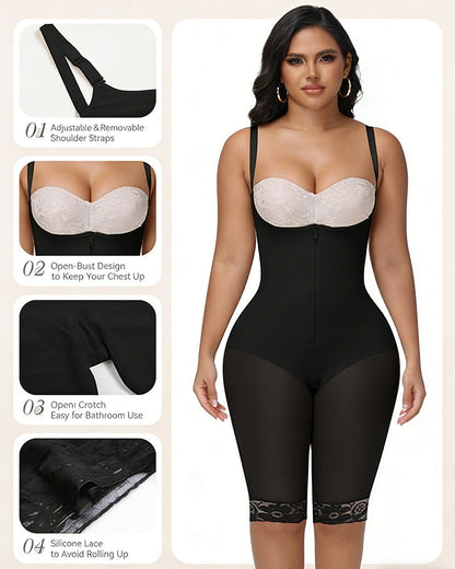 Shapshe® Invisible Zipper Full-Body Compression Faja Bodysuit