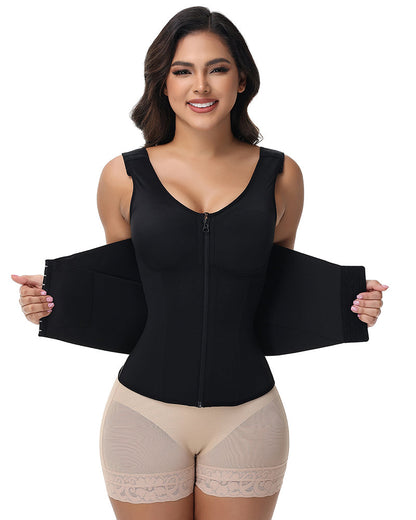 Shapshe® Fajas Colombianas Double Compression Waist Trainer Vest