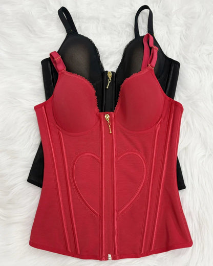 Shapshe® Love Pattern Waist Trainer with Built-in Bra