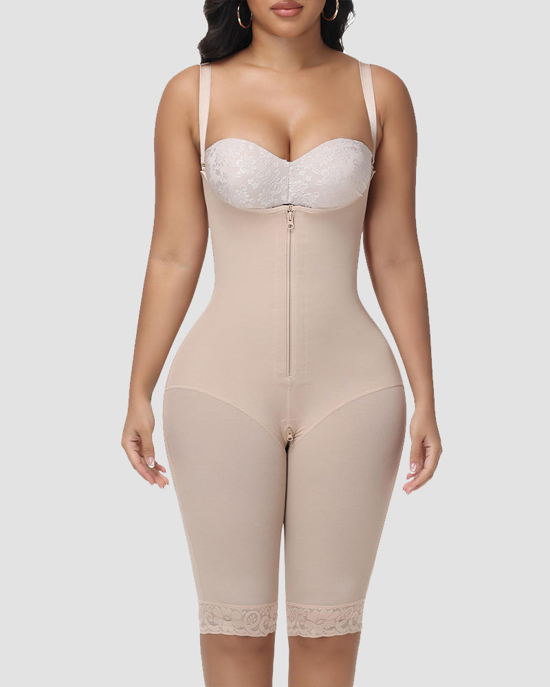 Shapshe® Invisible Zipper Full-Body Compression Faja Bodysuit