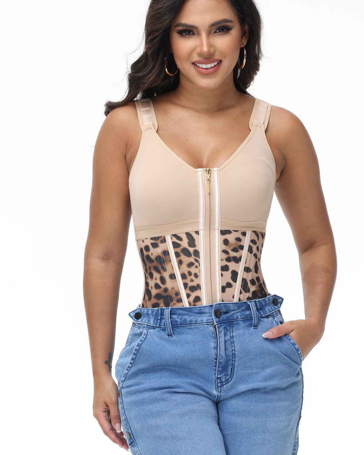Shapshe® Leopard Print Vest Tummy Control Waist Trainer