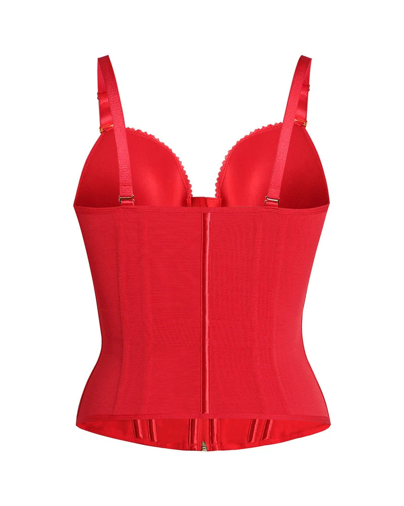 Shapshe® Love Pattern Waist Trainer with Built-in Bra