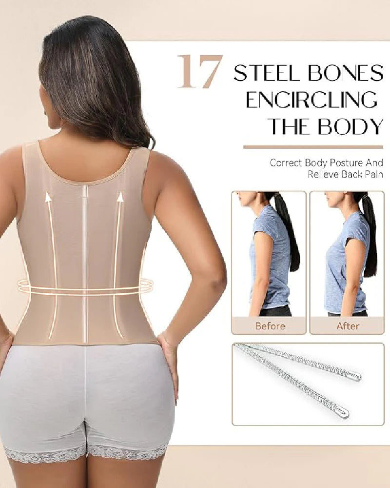 Shapshe® Fajas Colombianas Waist Trainer with Built-in Bra