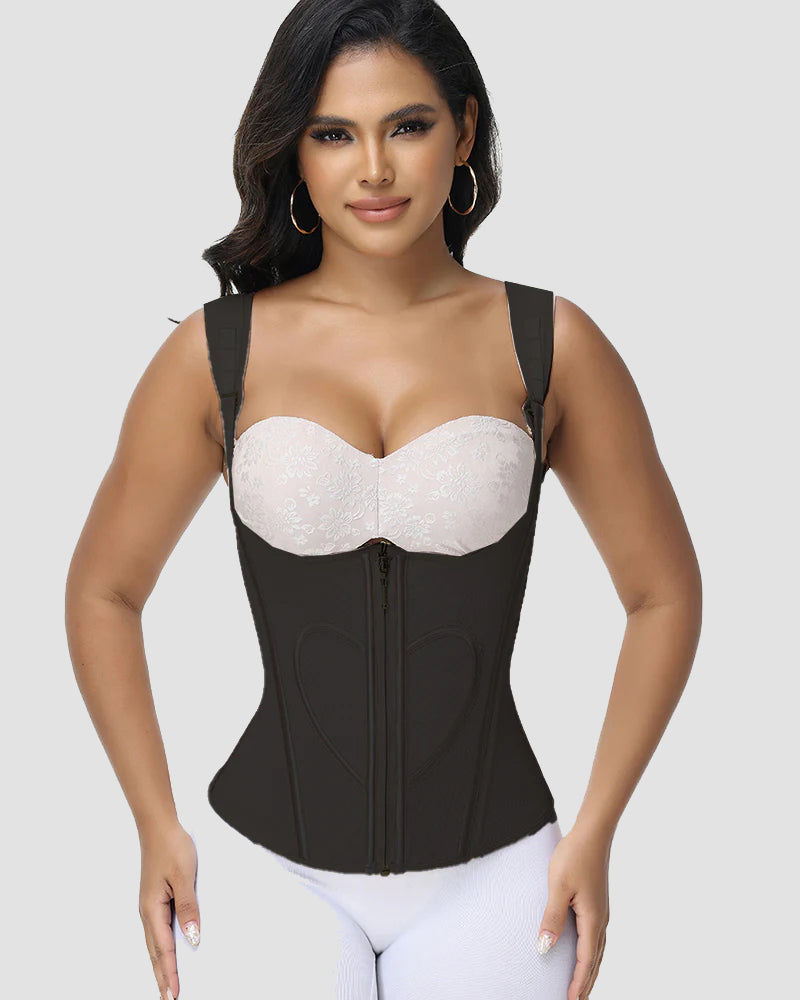 Shapshe® Fajas Colombianas Heart Pattern Tank Top Waist Trainer