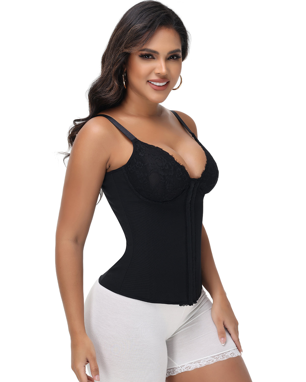 Shapshe® Sexy V Neck Lace Shapewear Vest Waist Trainer