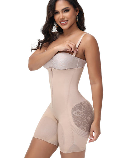 Shapshe® Lace Accent Faja Open Bust Body Shaper