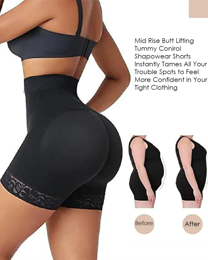 Shapshe® High Compression Tummy Control Butt Lifter Fajas Shorts