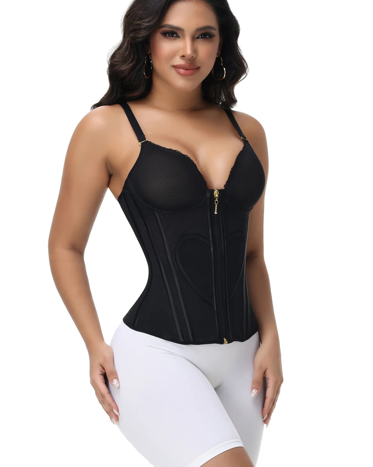 Shapshe® Love Pattern Waist Trainer with Built-in Bra