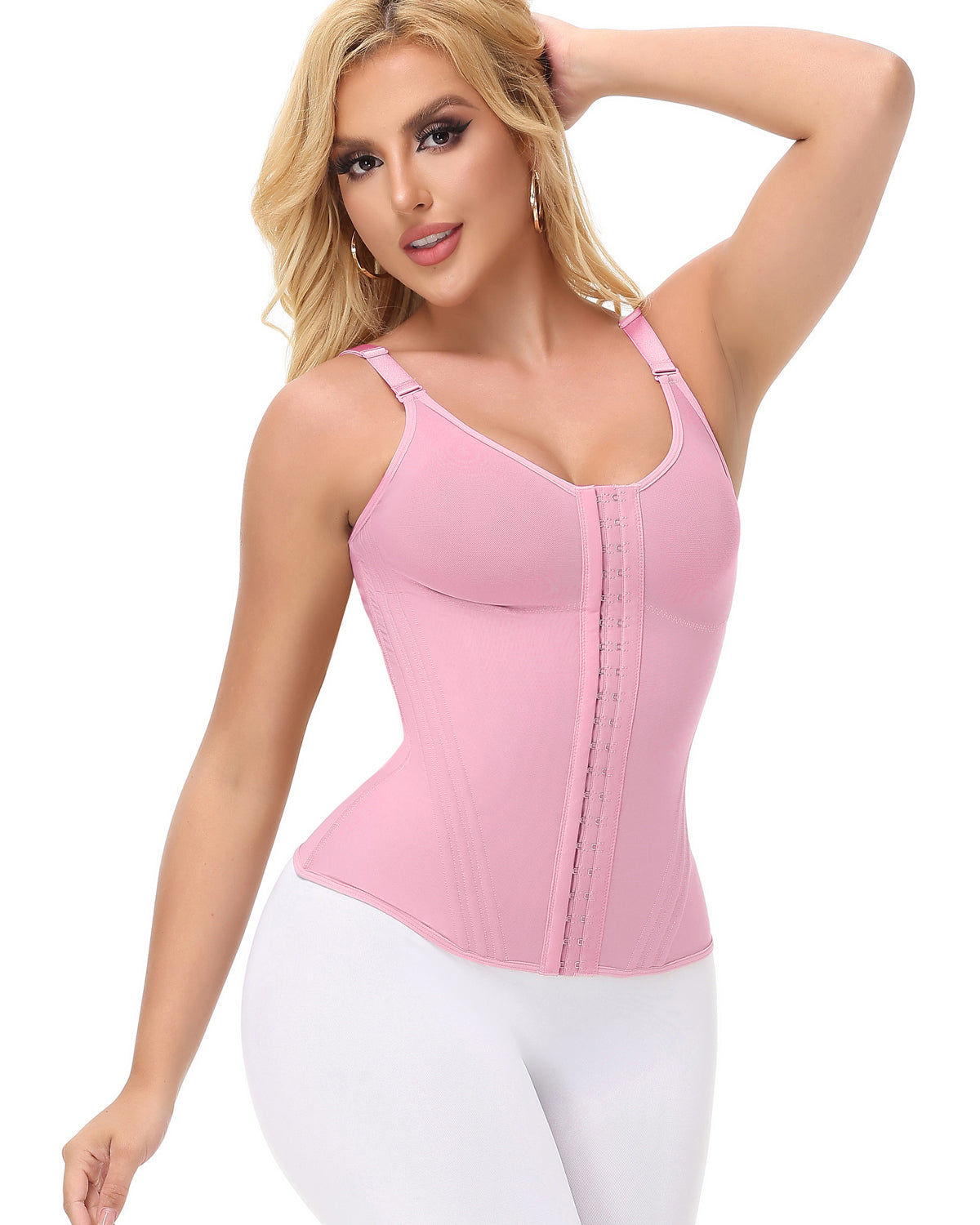 Shapshe® Faja Shaper Mesh Waist Trainer Vest with Nippel Covers