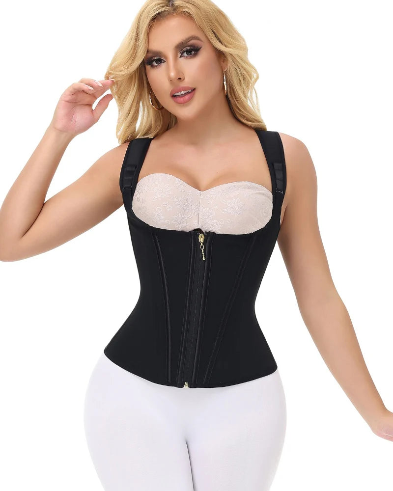 Shapshe® Fajas Steel Boned Tummy Control Waist Trainer