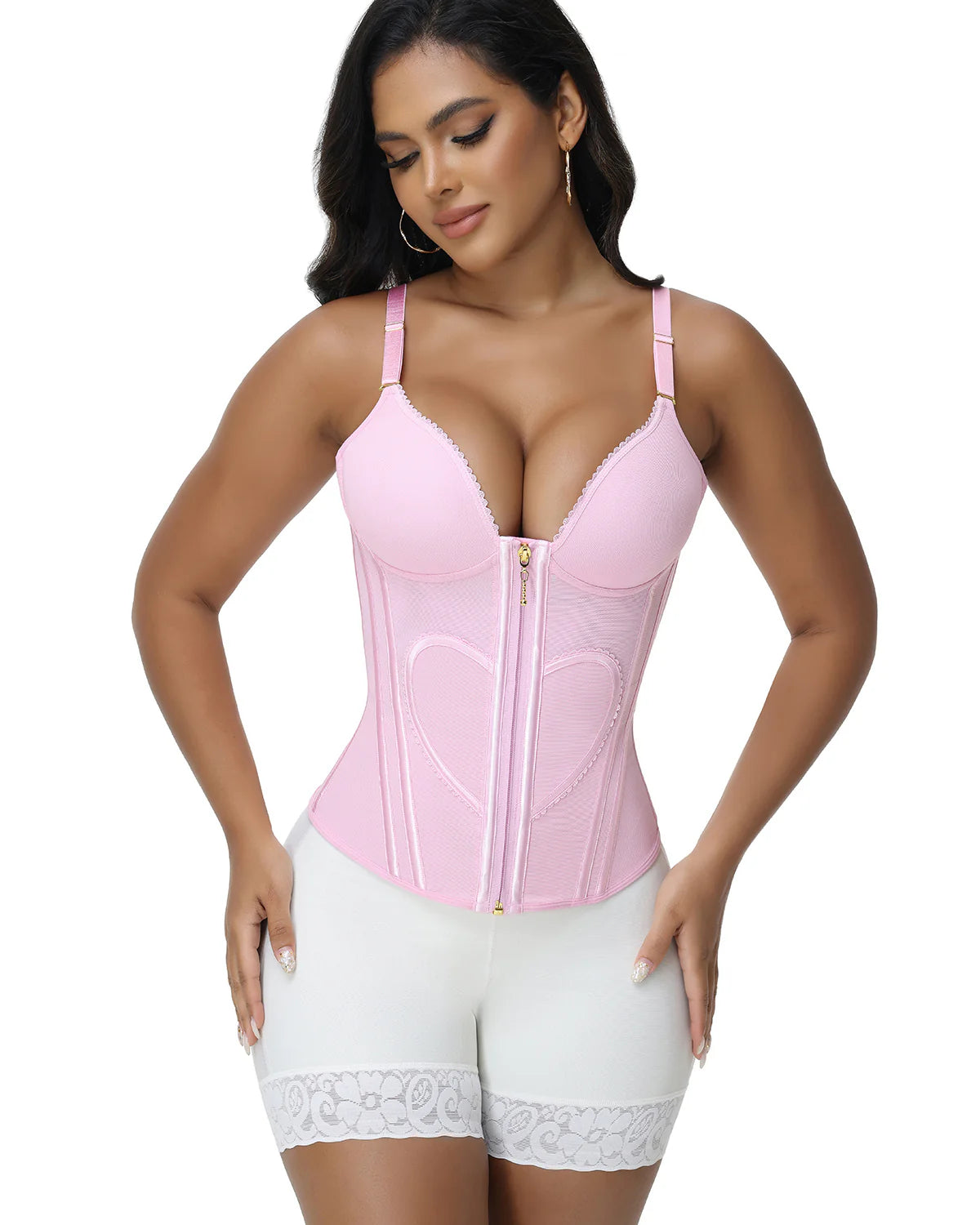 Shapshe® Love Pattern Waist Trainer with Built-in Bra
