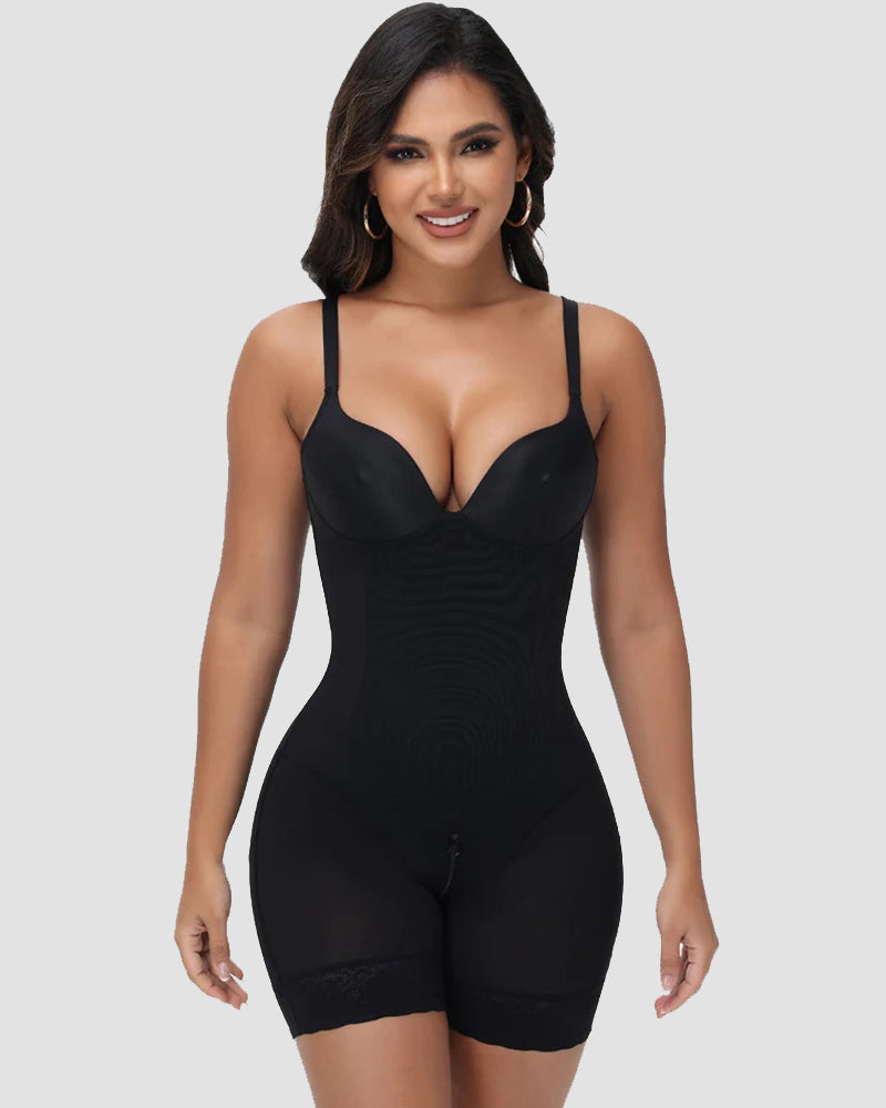Shapshe® Sexy Nipple Bra Tummy Control Shapwear Bodysuit