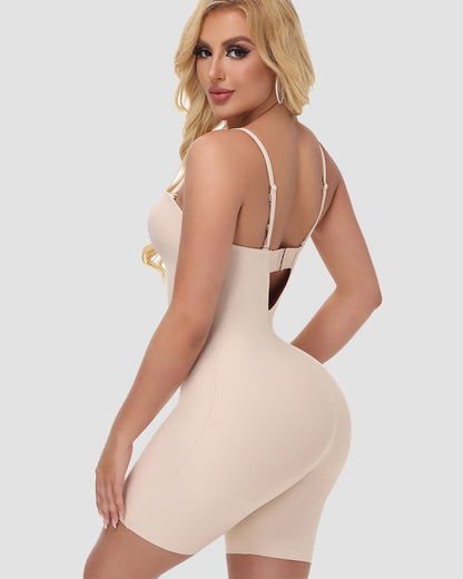 Shapshe® Seamless Tummy Control Body Shaper with Detachable Straps