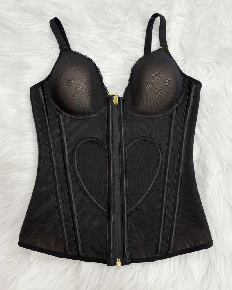 Shapshe® Love Pattern Waist Trainer with Built-in Bra