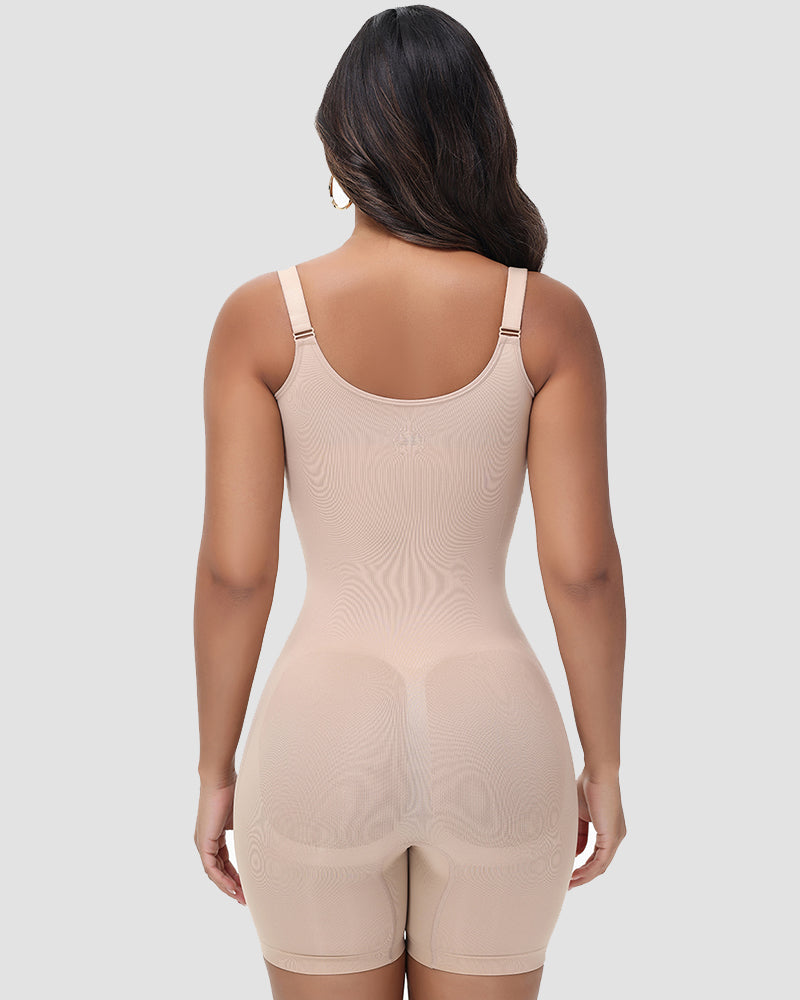 Shapshe® Seamless Open Bust Bodysuit Tummy Control Body Shaper