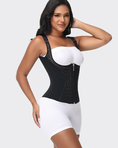 Waist Trainer for Women Tummy Control Sports Girdle with Adjustable Shoulder Strap