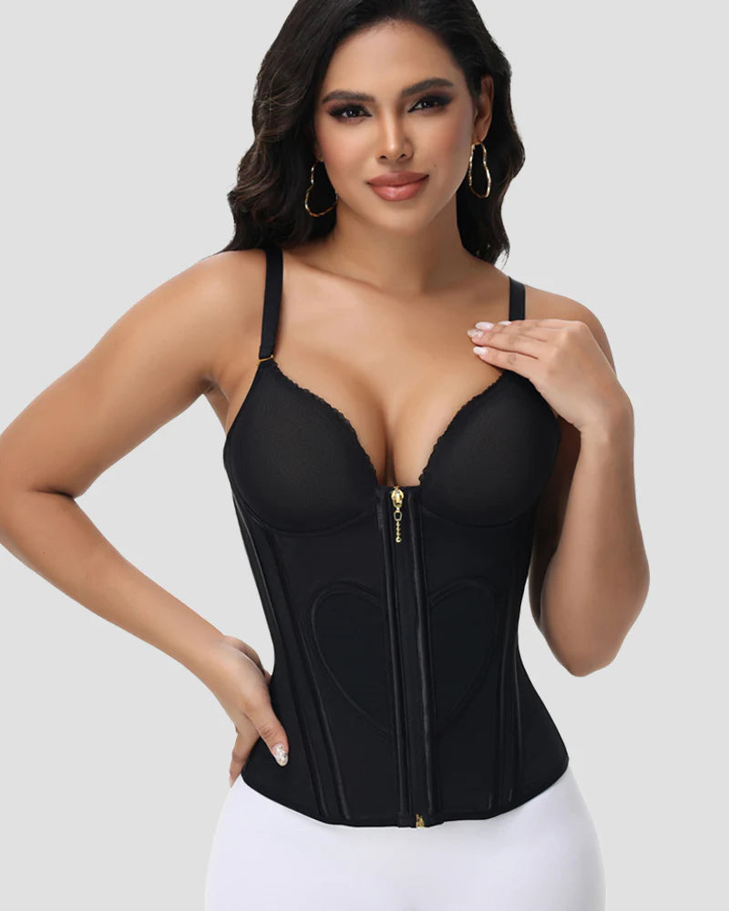 Shapshe® Love Pattern Waist Trainer with Built-in Bra