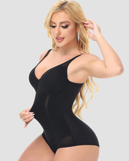 Shapshe® Mesh Built In Bra Tummy Control Bodysuit