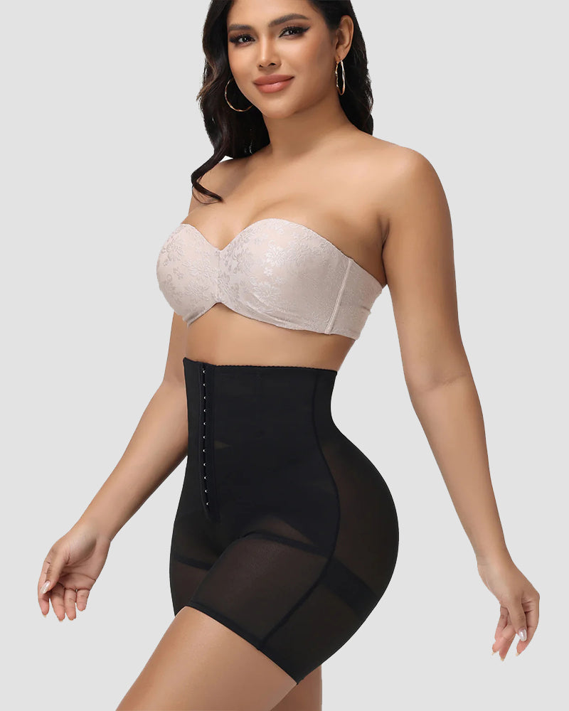 Shapshe® Mesh High Waist Tummy Control Shaping Shorts