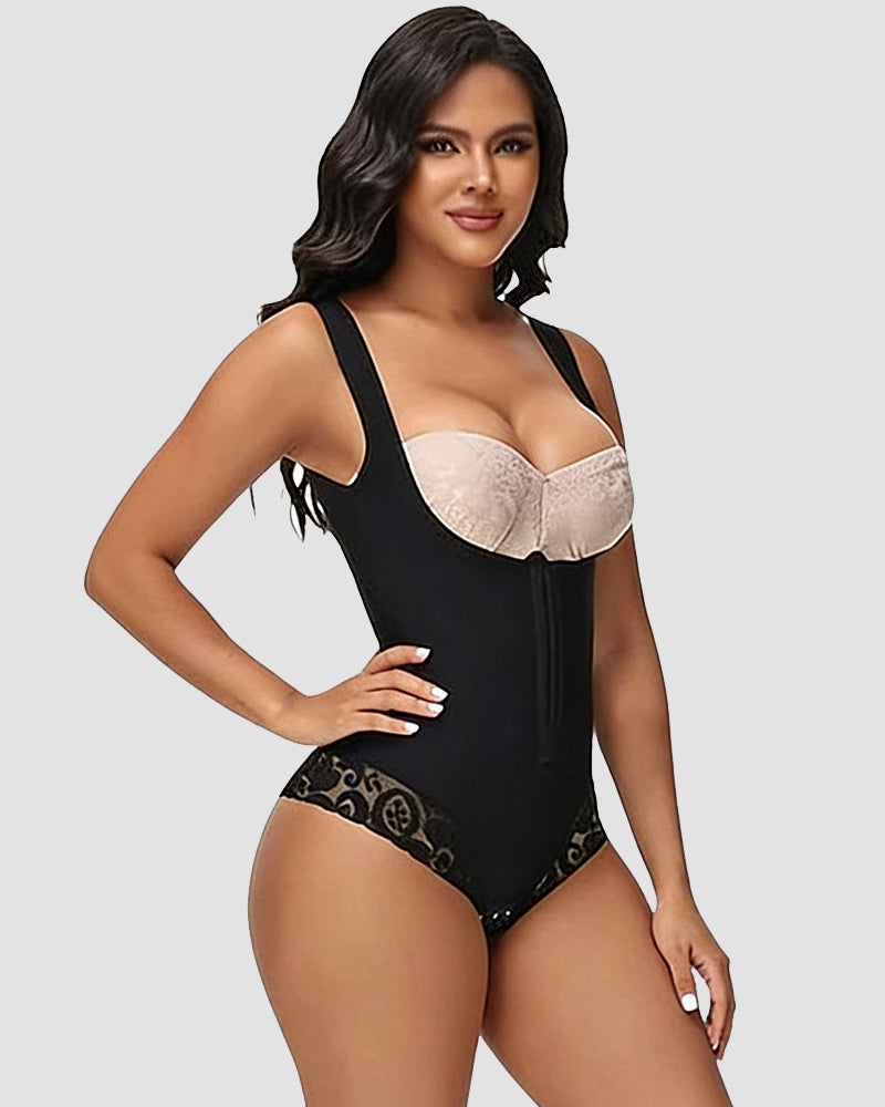 Shapshe® Slimming Tummy Control Open-Bust Bodysuit