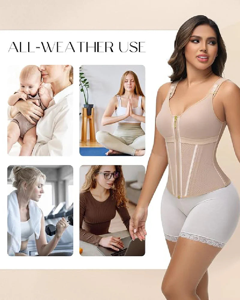 Shapshe® Fajas Colombianas Waist Trainer with Built-in Bra