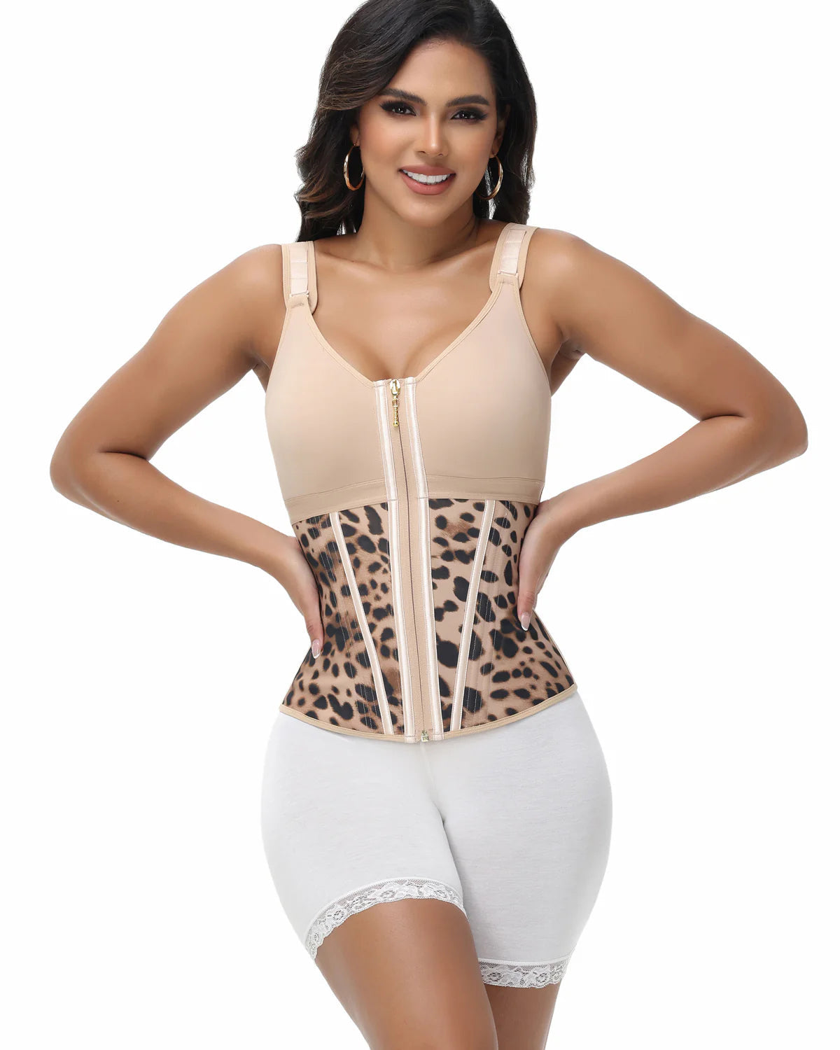 Shapshe® Fajas Colombianas Waist Trainer with Built-in Bra