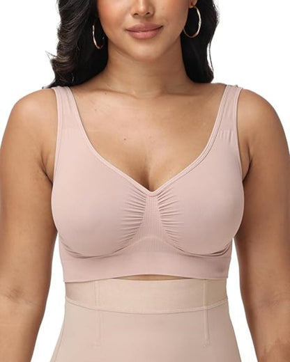 Shapshe® Seamless Comfort Sports Bra with Removable Pads