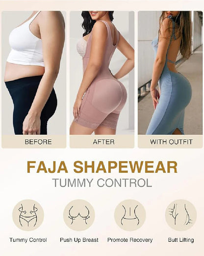 Shapshe® Double Layer High Compression Open Bust Shapewear