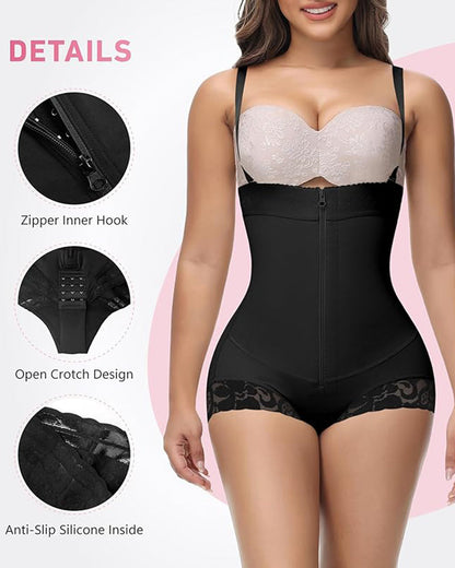 Shapshe® Faja Shaper Tummy Control Shapewear Bodysuit