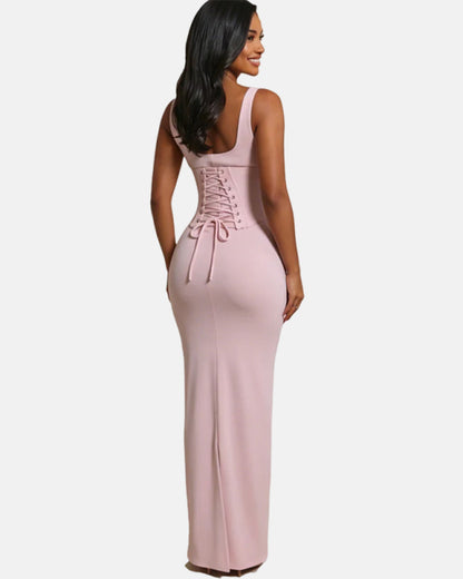 Hourglass Figure Body Shaper The Corset Maxi Dress Two-Piece Set