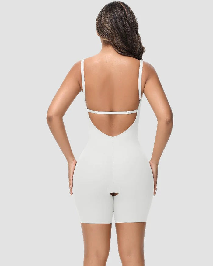Shapshe® U Plunge Tummy Control Bodysuit with Built-In Bra