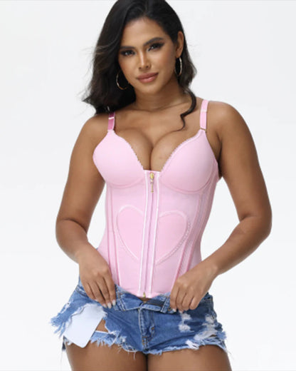 Shapshe® Love Pattern Waist Trainer with Built-in Bra