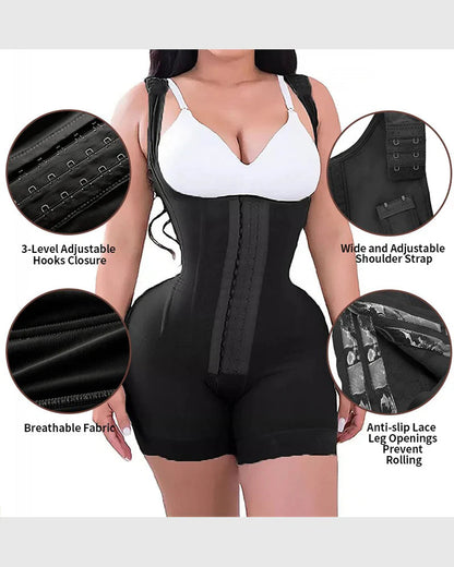 Shapshe® Firm Compression Tummy Control Shapewear Bodysuit