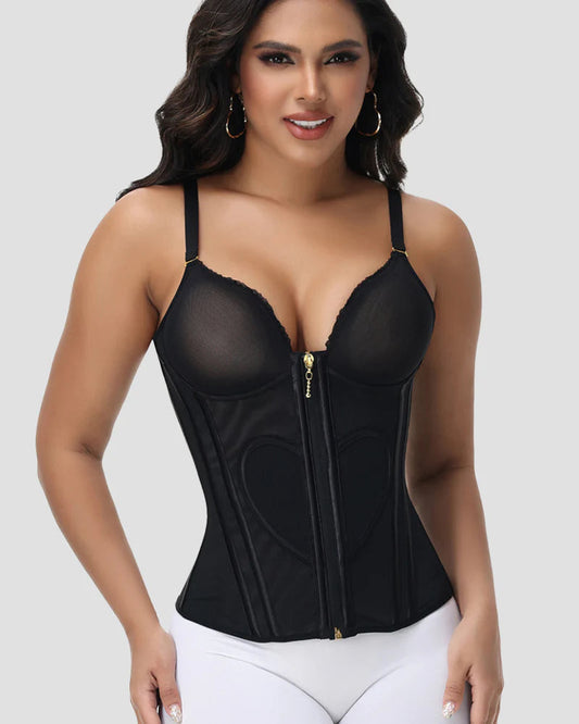 Shapshe® Love Pattern Waist Trainer with Built-in Bra