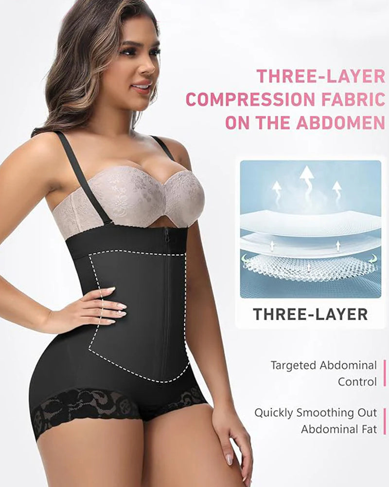Shapshe® Faja Shaper Tummy Control Shapewear Bodysuit