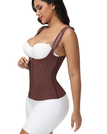 Shapshe® Open Bust Steel Bones Tummy Control Waist Trainer Vest