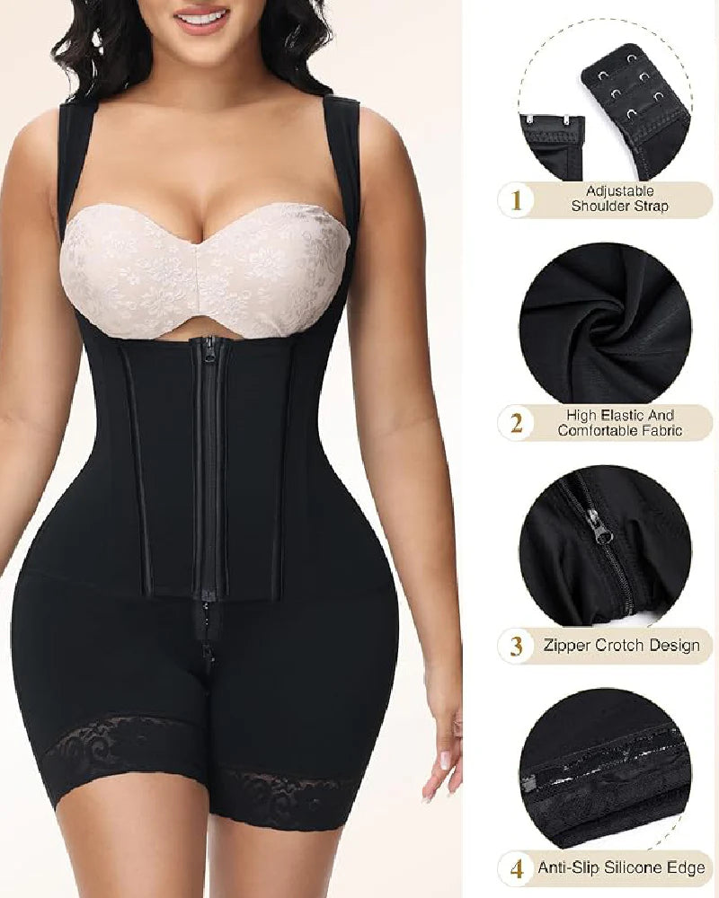 Shapshe® Double Layer High Compression Open Bust Shapewear