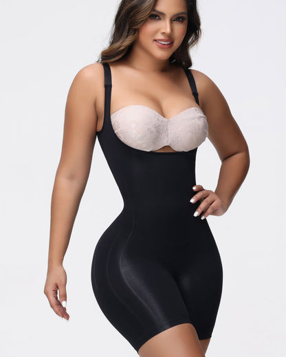 Shapshe® Seamless Open Bust Bodysuit Tummy Control Body Shaper