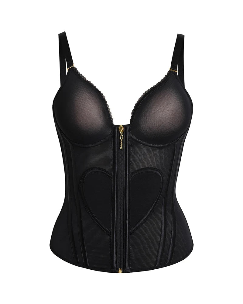Shapshe® Love Pattern Waist Trainer with Built-in Bra