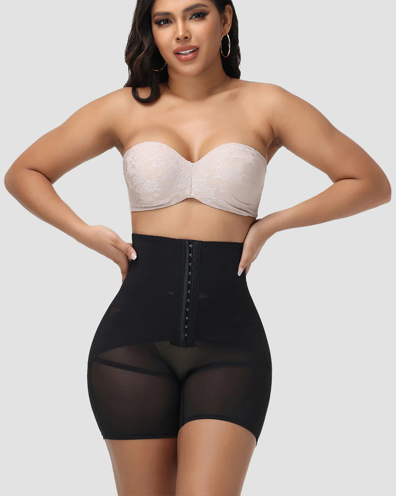 Shapshe® Mesh High Waist Tummy Control Shaping Shorts