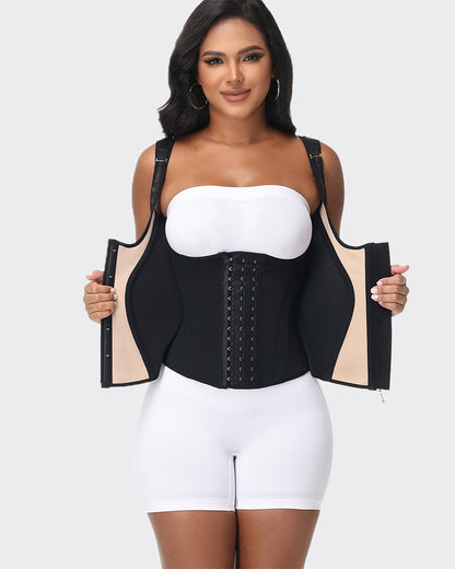 Waist Trainer for Women Tummy Control Sports Girdle with Adjustable Shoulder Strap
