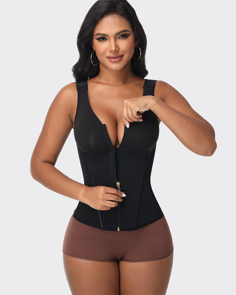 Women's Faja Full Bust Shaper Shapewear Body Shaper Waist  Trainer